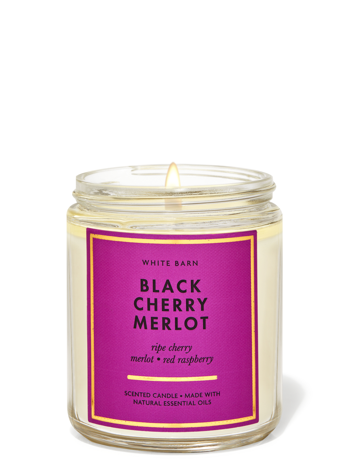 black bath and body works candle