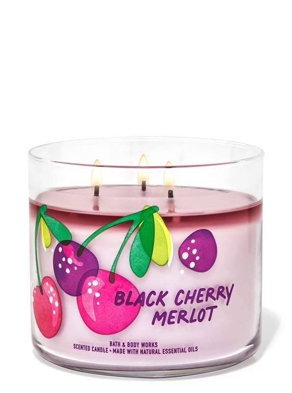 black bath and body works candle